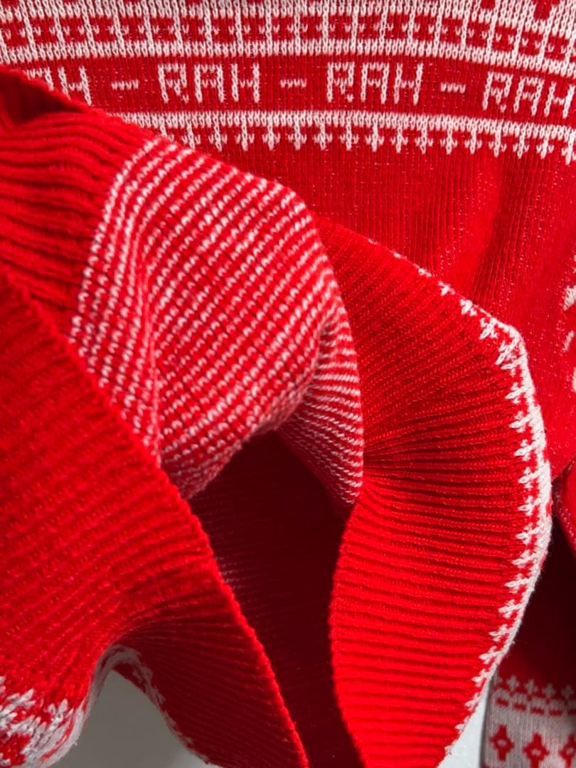 70s ARROW スヌーピー ジャガード アクリル ニットセーター レアカラー