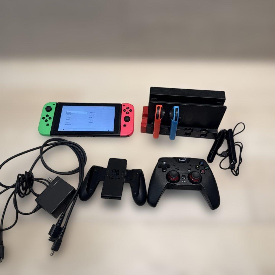 Nintendo Switch本体　ジョイコン4個+コントローラー付き Nintendo Switch nintendo switch 2 joy-con 充電 4台同時 joycon2