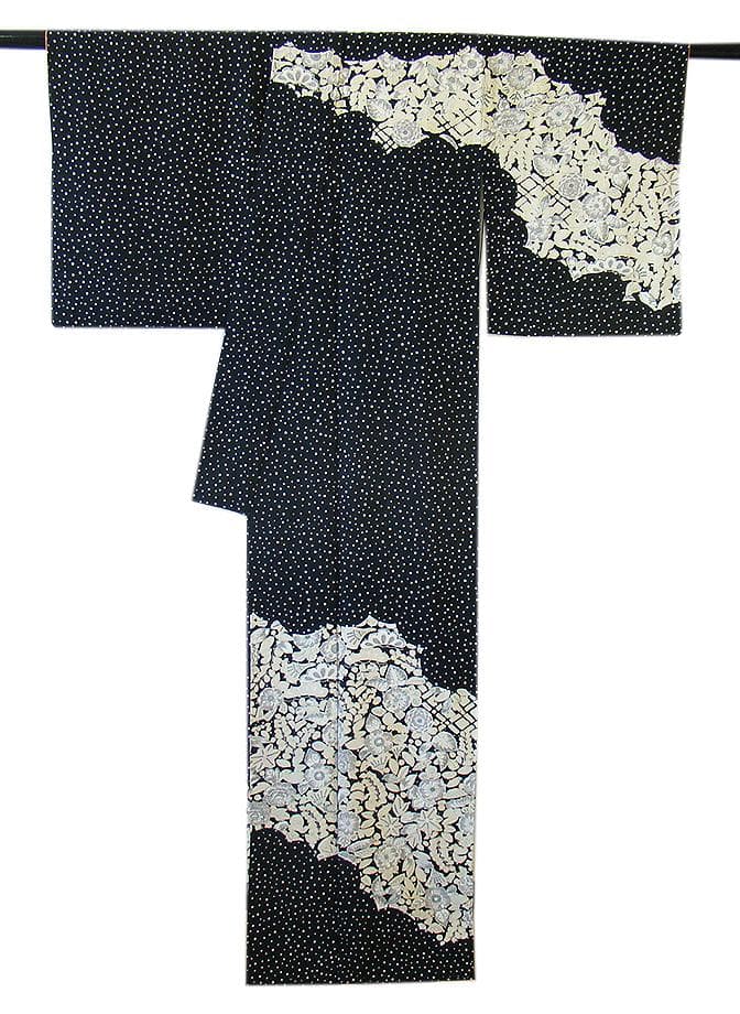 フォーマル 値下げ交渉OK！極上ちりめん地 辻が花 金彩染 訪問着