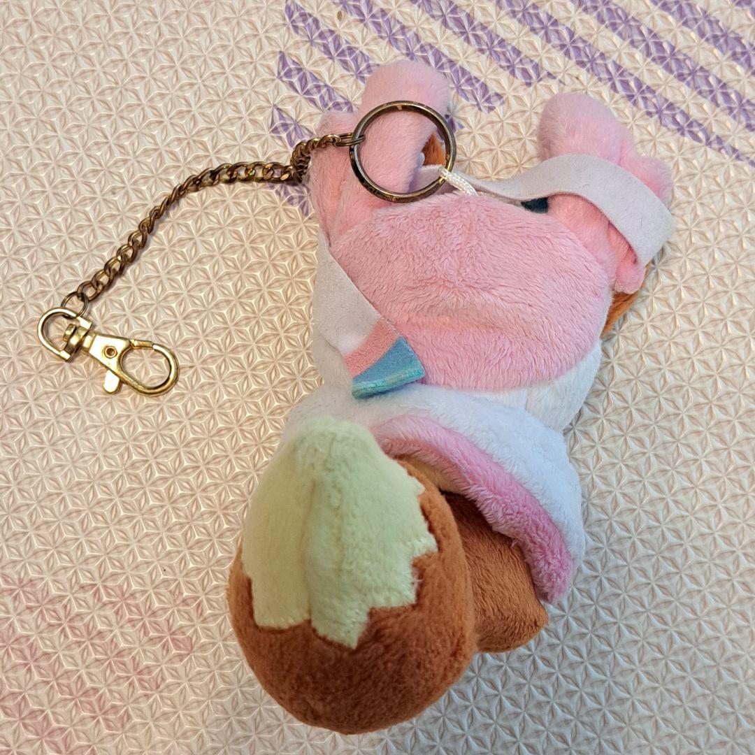 ニンフィアのポンチョ イーブイ フード付きぬいぐるみ キーホルダー