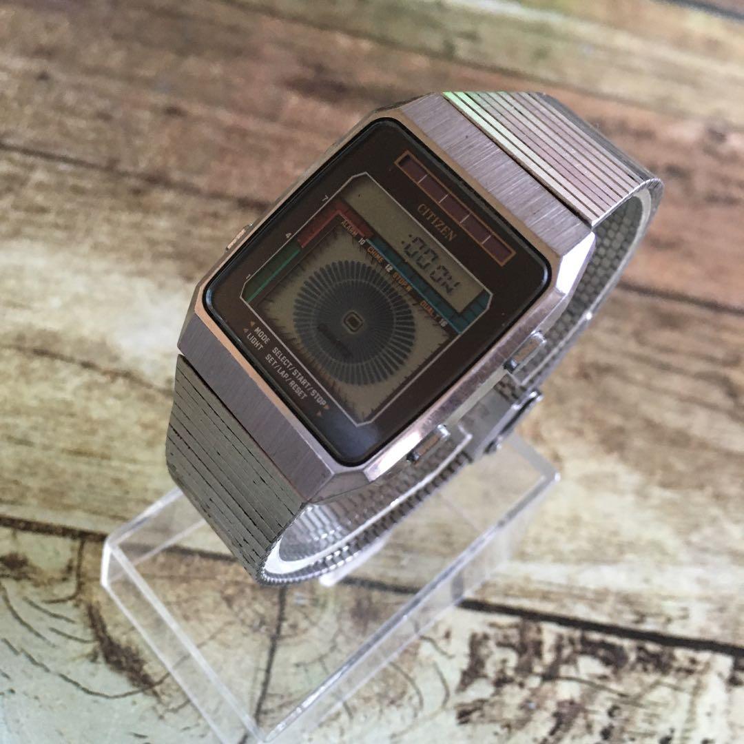 激レア◇中古動品◇9610-084233◇シチズン ソーラーセンサー アナデジ