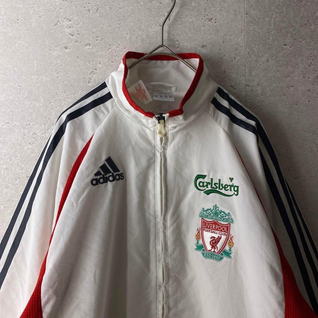 NewVintage古着06'年製adidasリバプール白ナイロンジャケット - メルカリ
