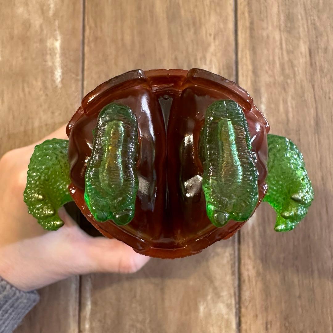 ソフビ リペイント キノコ王子 侍ボディー インディーズソフビ もう