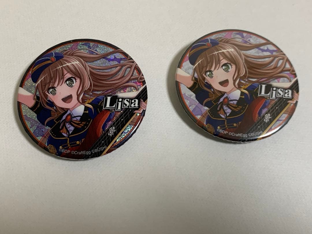 Roselia 缶バッジ通常、ホロ 今井リサ - メルカリ