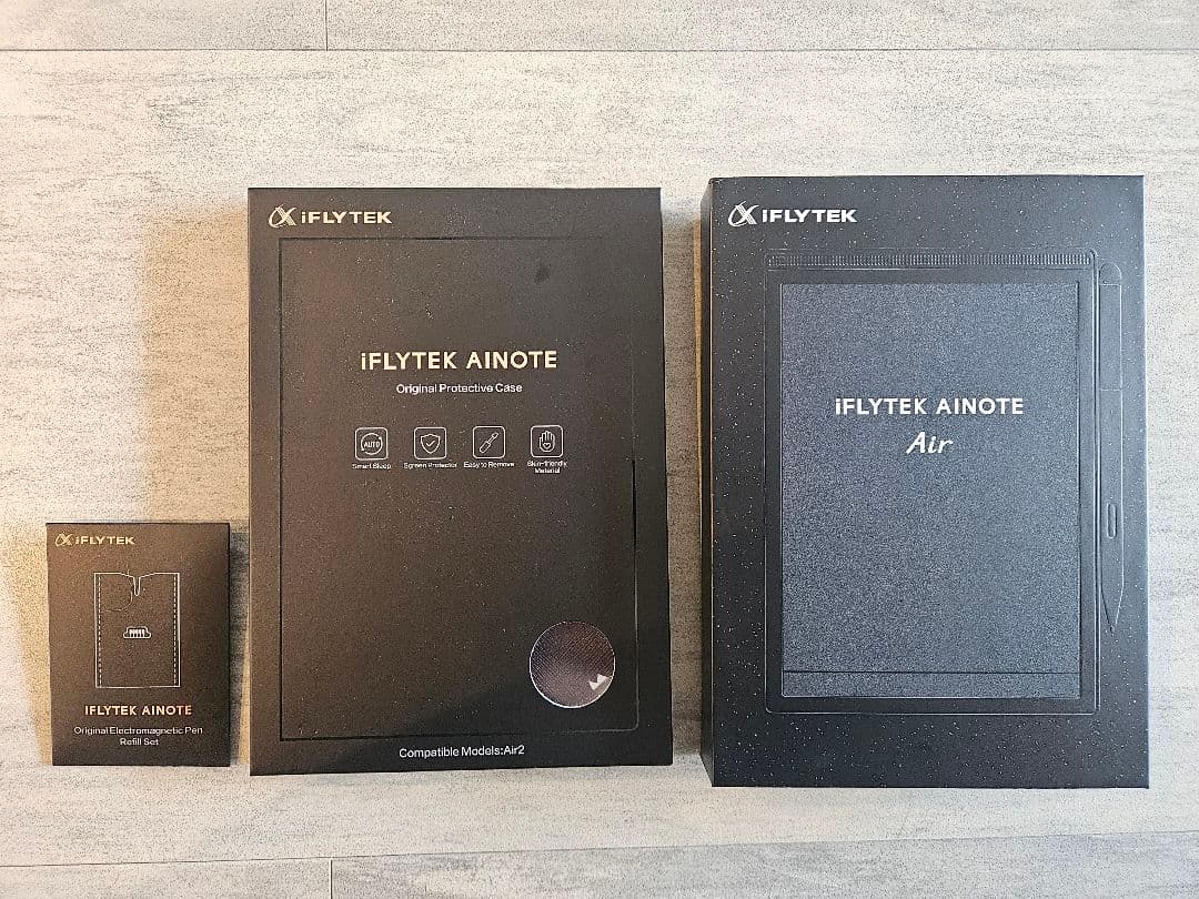 iFLYTEK AINOTE Air2 +純正カバー+予備ペン先セット+付属品 Digital Notebook | E-Ink Tablet | E-Ink Notebook - iFLYTEK