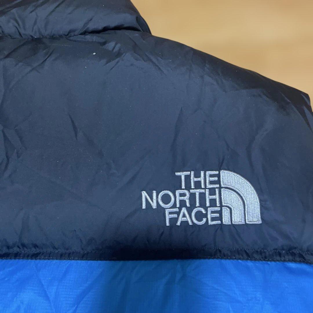 THE NORTH FACE ダウンベスト 700フィルパワー 青 メンズS - メルカリ