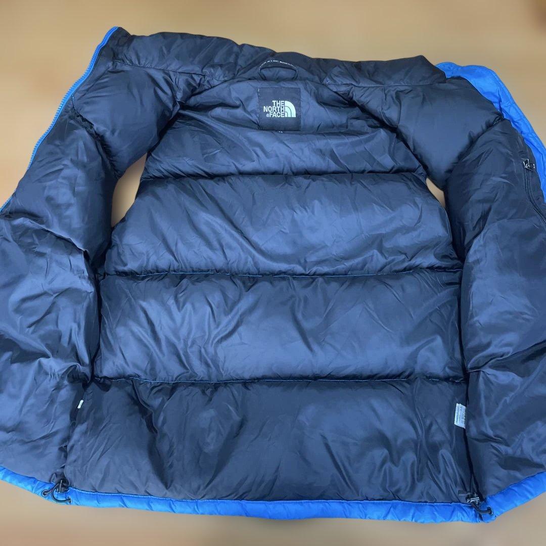 THE NORTH FACE ダウンベスト 700フィルパワー 青 メンズS - メルカリ