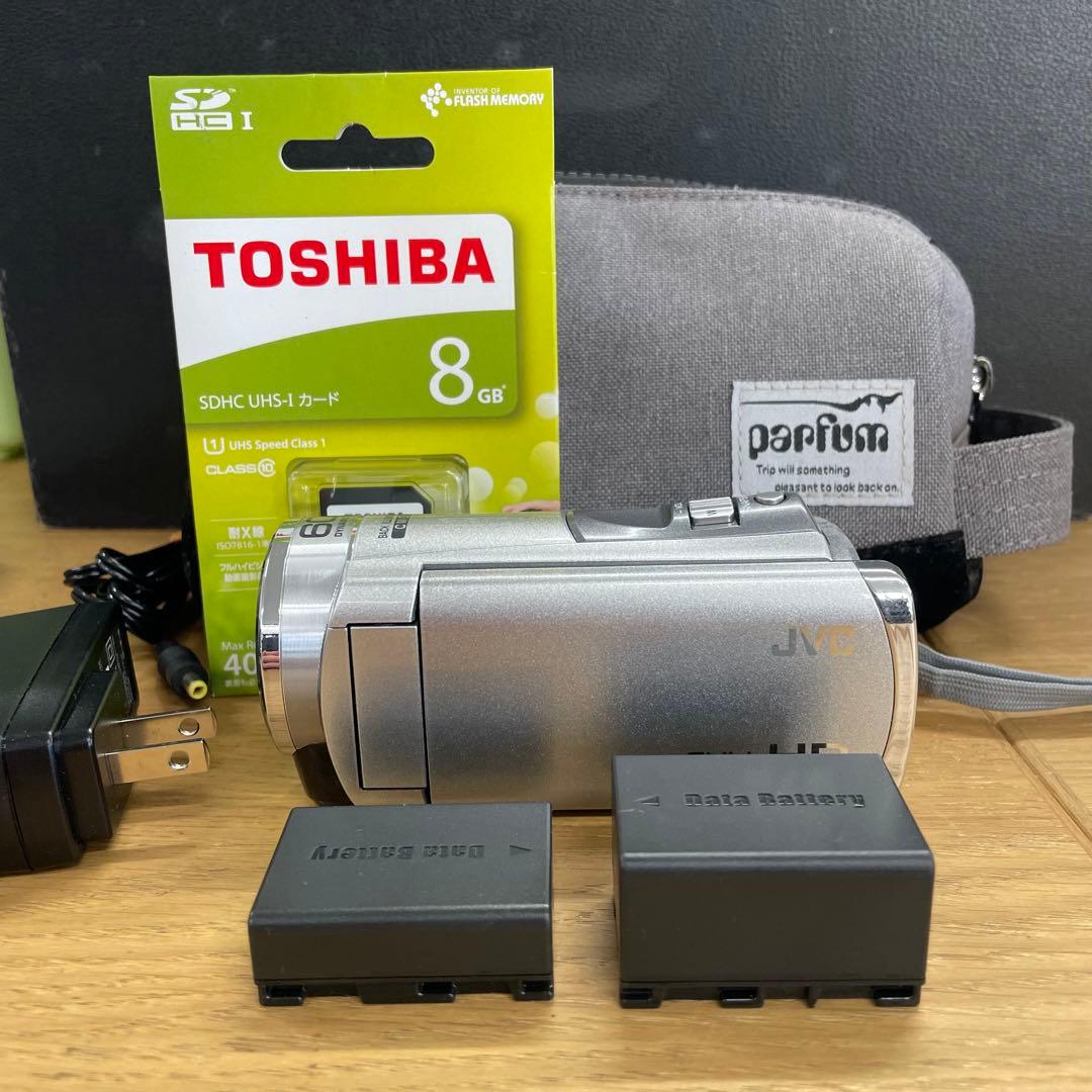 動作品 JVC GZ-E780 ビデオカメラ ハンディカム JVCケンウッド ビデオカメラ 【新品同様】ビデオカメラ エブリオ