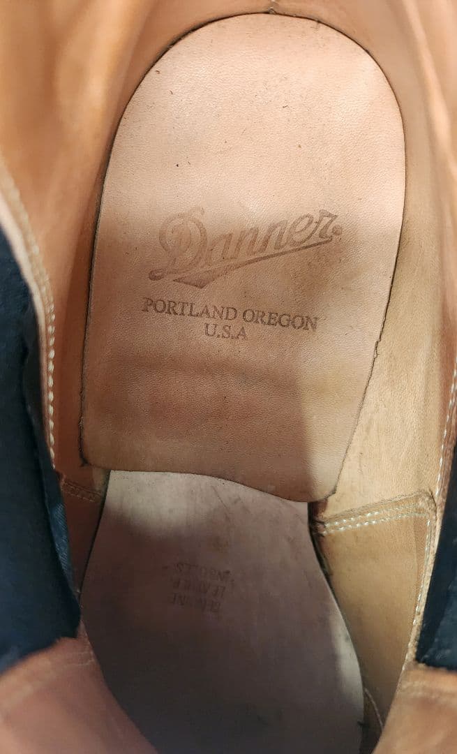Danner ダナー レザー サイドゴアブーツ Vibramソール USA製 黒