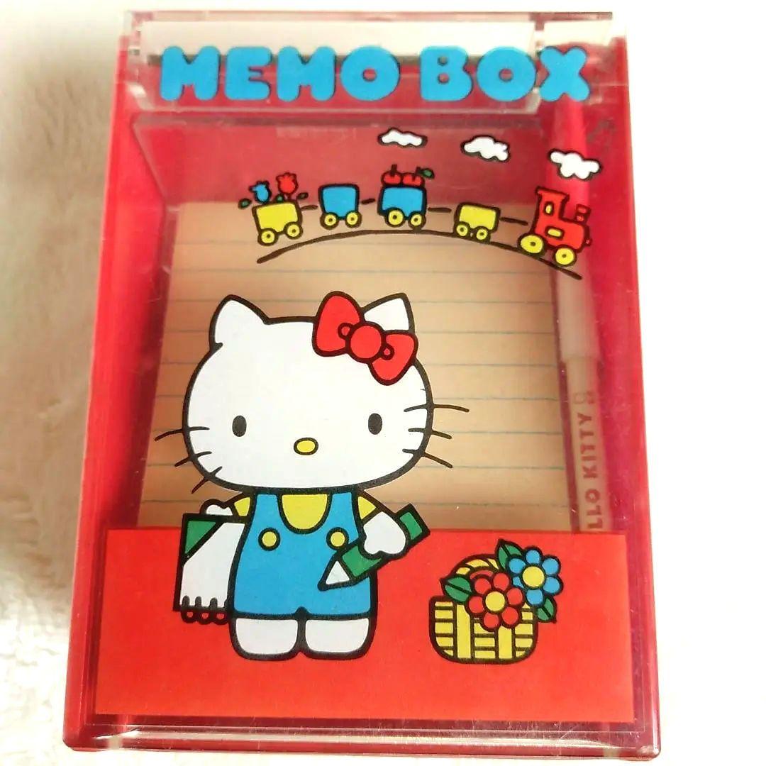 レア ハローキティ メモ帳ケース 1970-80年代当時物 昭和レトロ
