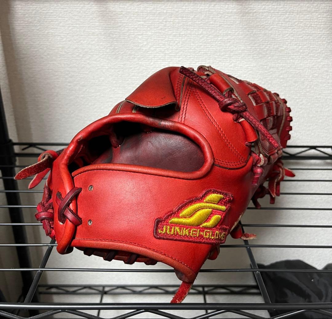 ジュンケイ　投手用101型縦とじ ジュンケイグラブ】JUNKEI-GLOVE［101型］大きめで捻って握りつぶす