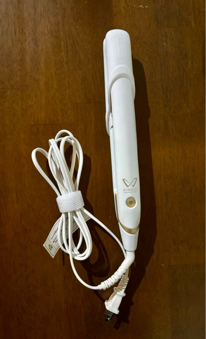 保証書付き ] KINUJO 絹女 ストレートアイロン ホワイト