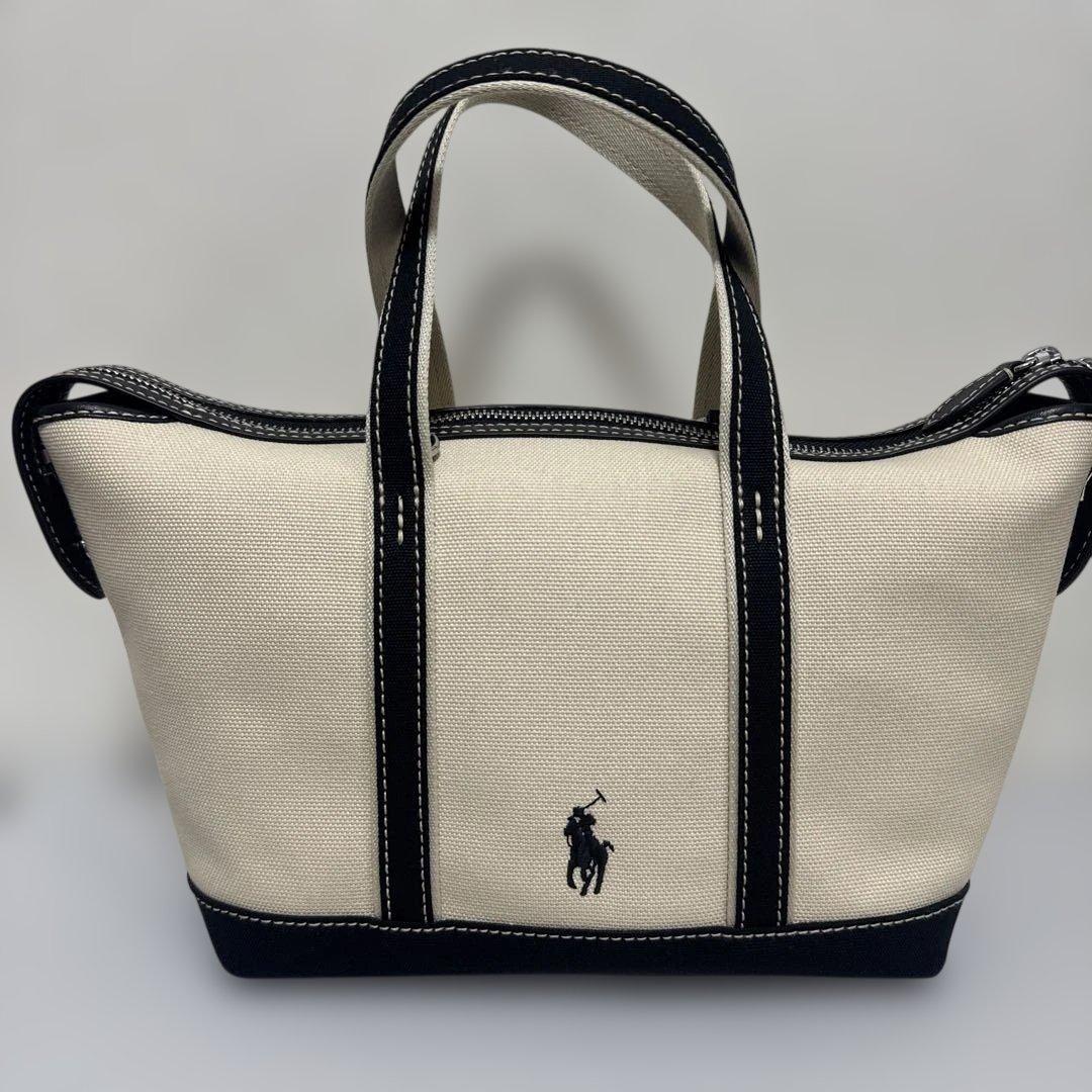 ポロ ラルフ ローレン Polo ベア キャンバス ミニ ショッパー トート