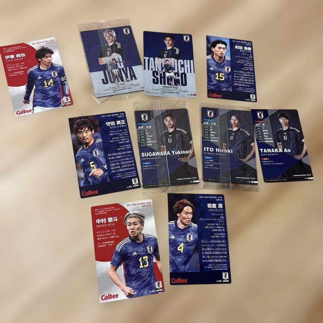 Calbee 日本代表トレーディングカード 10枚セット - メルカリ