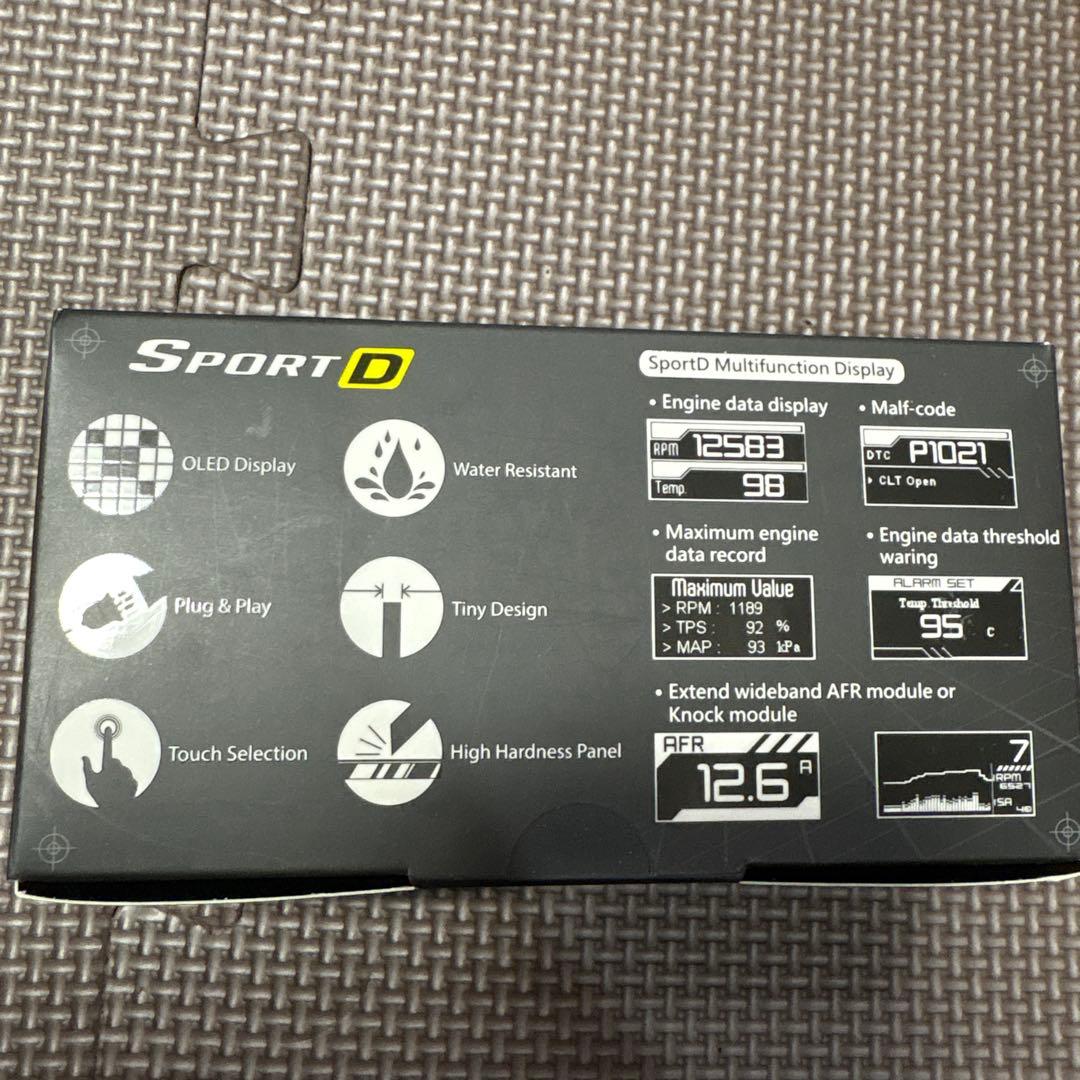 aRacer【SportD】コンパクト多機能メーター➕ コネクター延長 パーツ