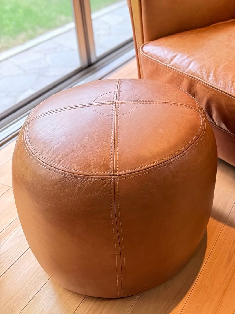 【送料込】ACME Furniture OAKS LEATHER STOOL OAKS LEATHER STOOL / CRACK LEATHER | JOURNAL STANDARD FURNITURE