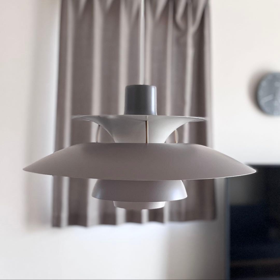 美品 ルイスポールセン PH5 グレーグラデーション ペンダントライト