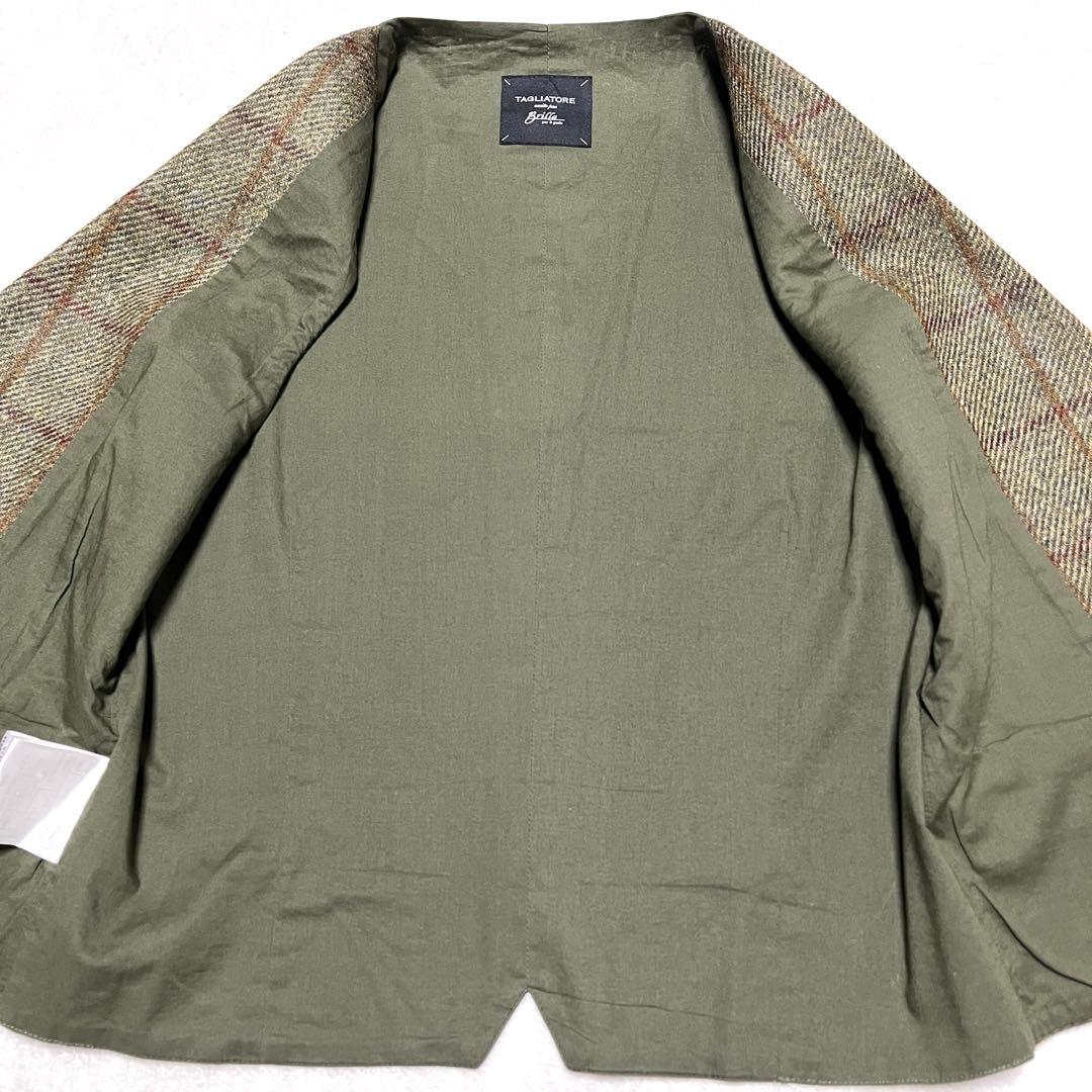 ☆TAGLIATORE BRILLA別注☆ウールチェックジレ ベスト☆46R☆ - メルカリ
