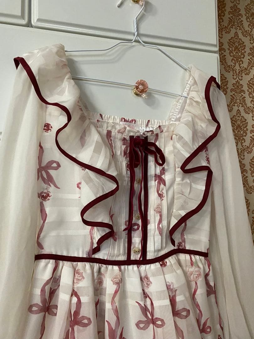 LIZ LISA イングリッシュローズ柄ワンピース - メルカリ