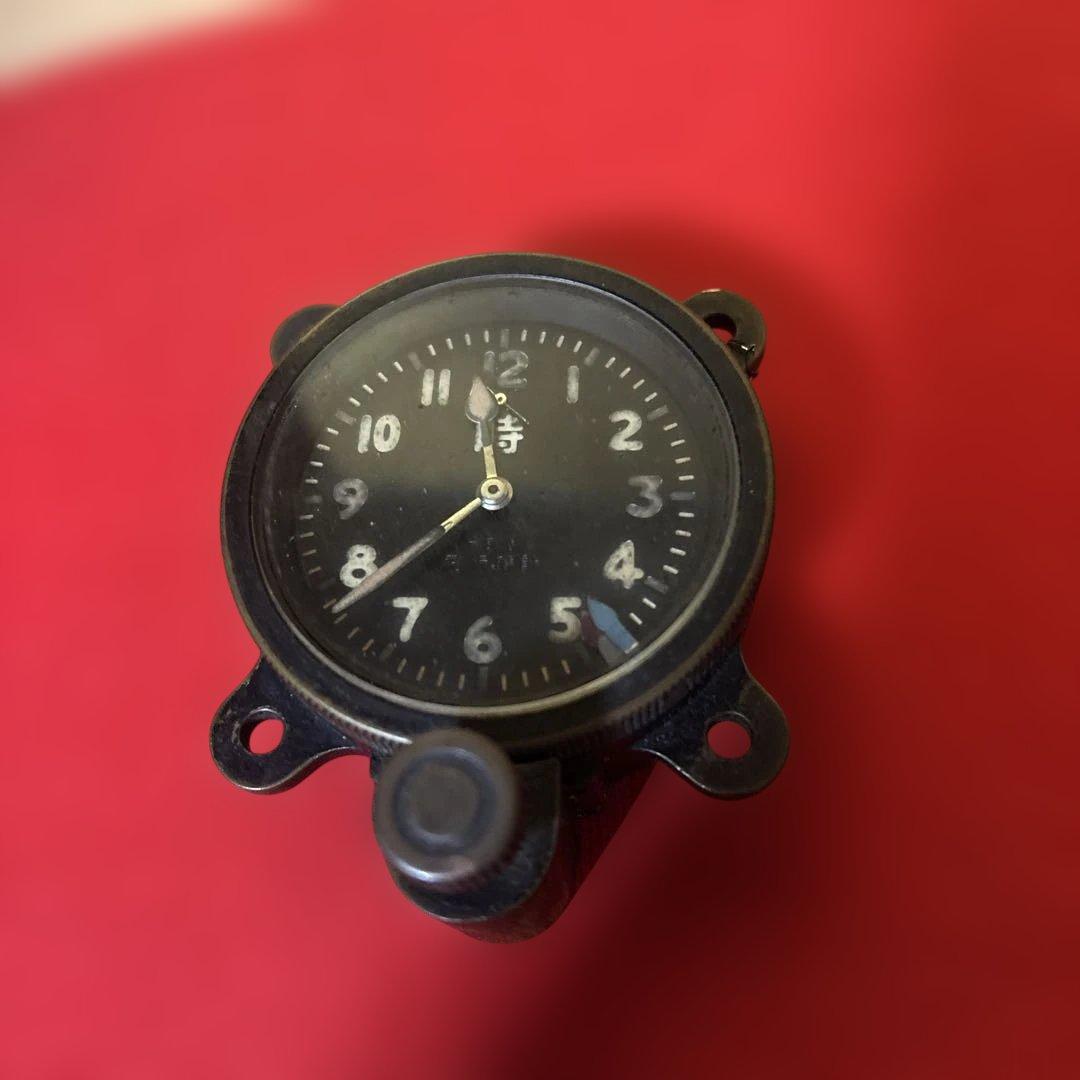 昭和レトロ精工舎 旧日本軍 飛行時計 SEIKO飛行隊 戦闘機搭載計器 航空時計 アンティーク】 精工舎 飛行時計 航空時計 93式 九三式 一日捲 軍用 旧