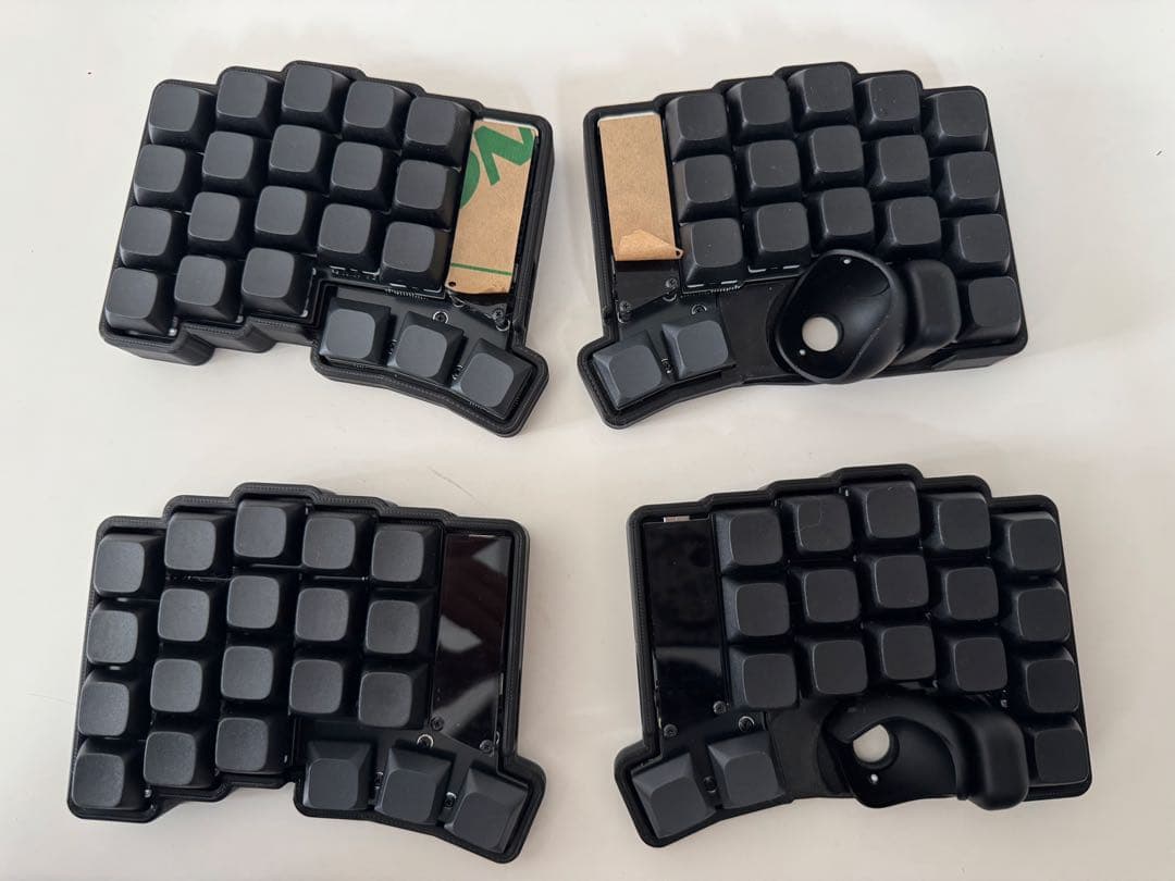 s*n様 keyball39 黒仕様 完成品 動作確認済 TRRSメタルケーブル