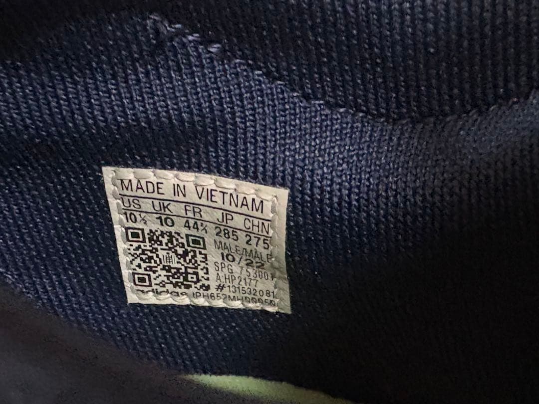 【日本未発売】adidas 海外モデル スパイク ネイビー 28.5cm ⑤