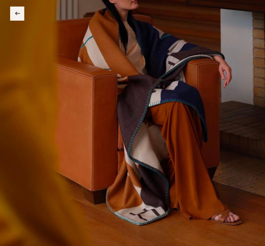 Hermes エルメス プレード 《アヴァロン・Hクラブ》 新品 カシミア