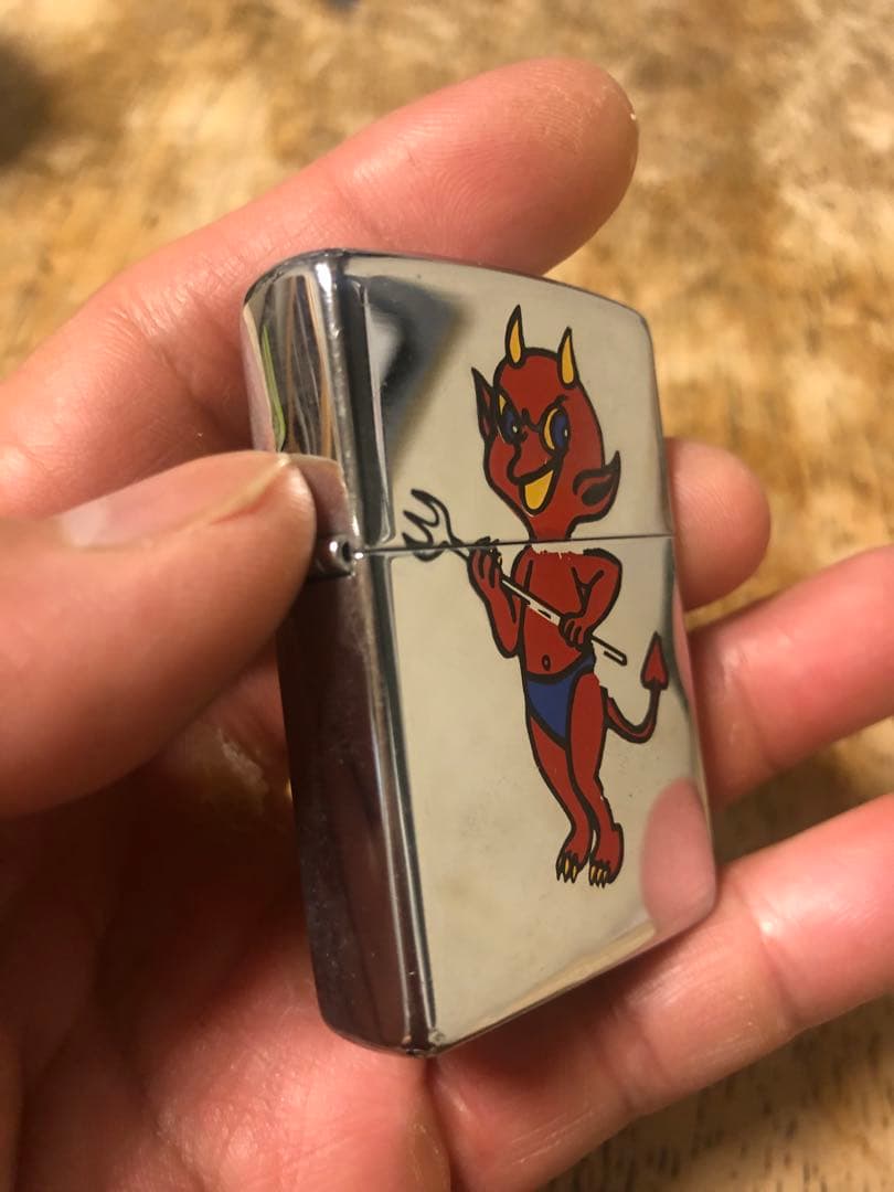 ビンテージ デビル 悪魔 Devil ZIPPO ライター ミッドセンチュリー