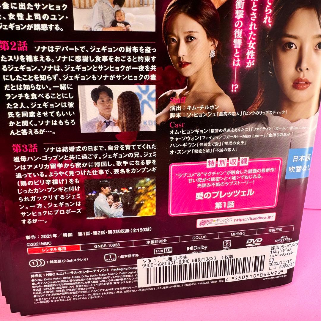 二番目の夫 DVD 全54巻 全巻セット オム・ヒョンギョン チャ・ソウォン