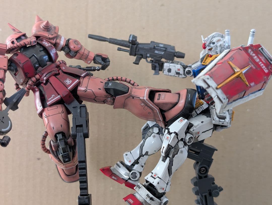 ジ・オリジン、シャア専用ザクiiとRG、RX-78-2ガンダムVer.2.0 - メルカリ