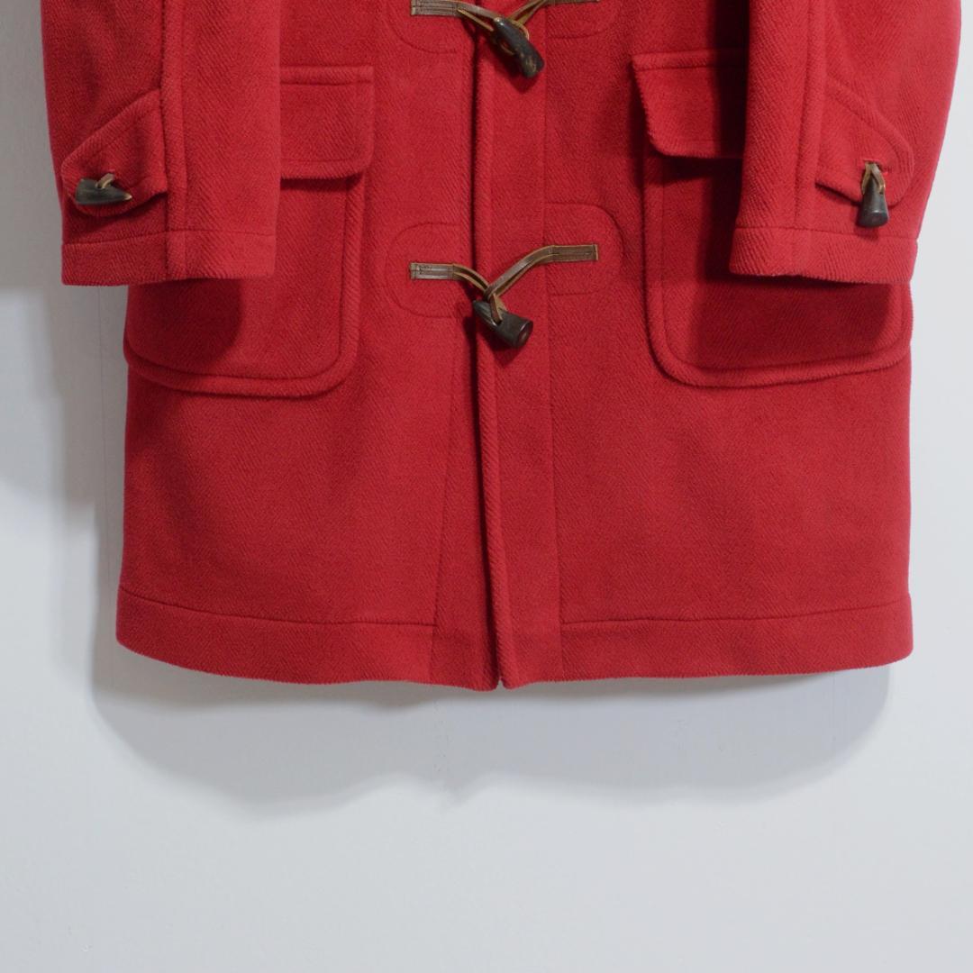 超極上品 グレンフェル製 ムーアブルック ダッフルコート レッド