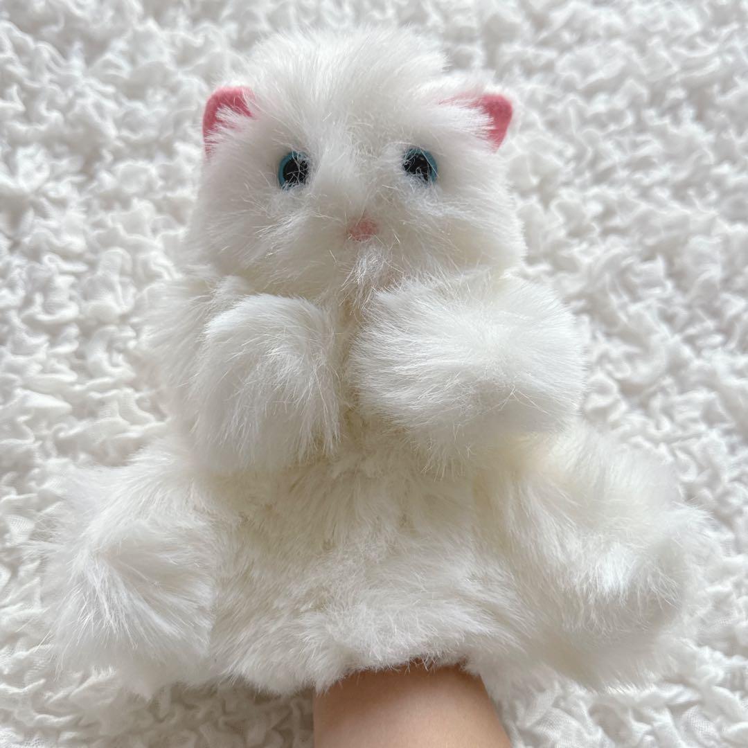 レア ペルシャ猫 猫 ねこ ネコ パペット 人形 ビンテージ 昭和 レトロ