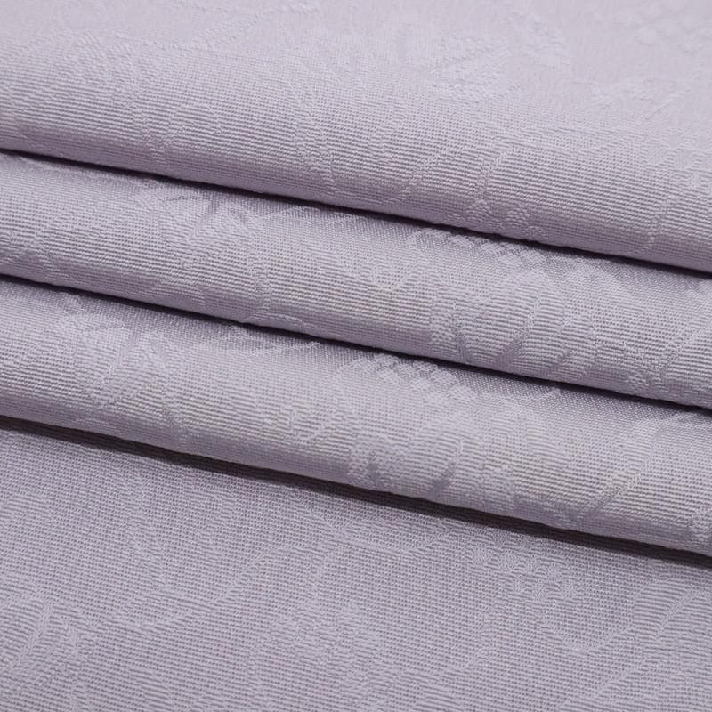 《長尺■色無地■牡丹鼠色◆細やか葡萄唐草地模様◆背紋有■袷正絹着物◆IP1-2》