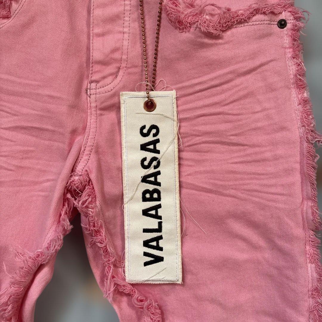 VALABASAS フレアデニム 29 バラバサス ピンク 早急取引希望 - メルカリ