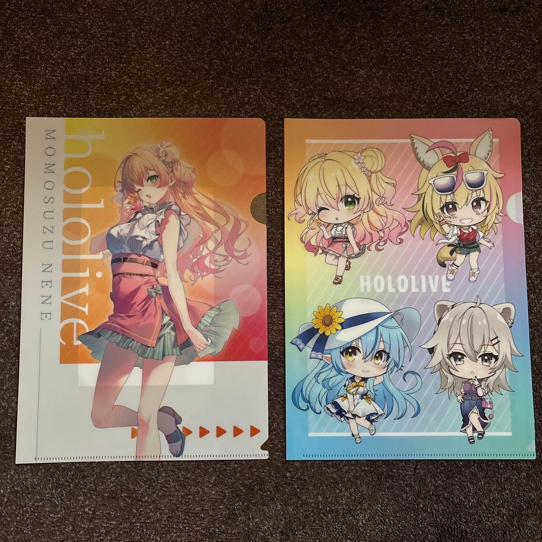 ホロライブ5期生＆桃鈴ねね GIGO限定クリアファイル - メルカリ