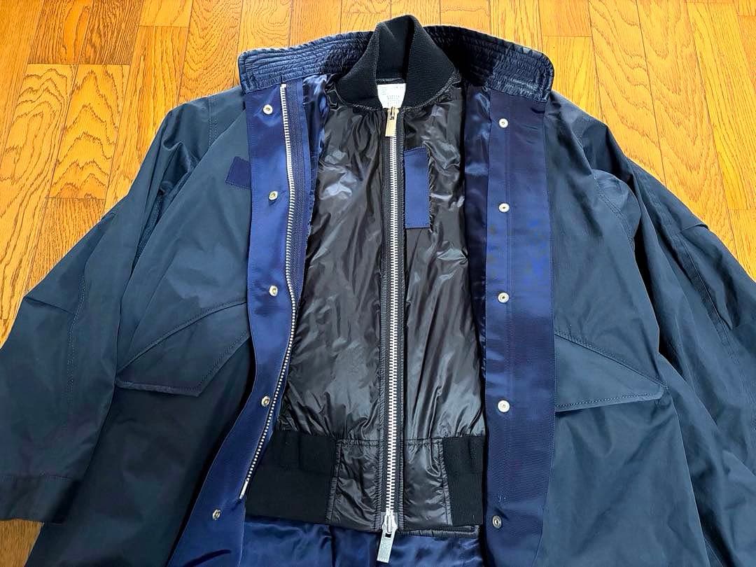 H*r様 sacai ma-1 モッズコート ドッキング - メルカリ