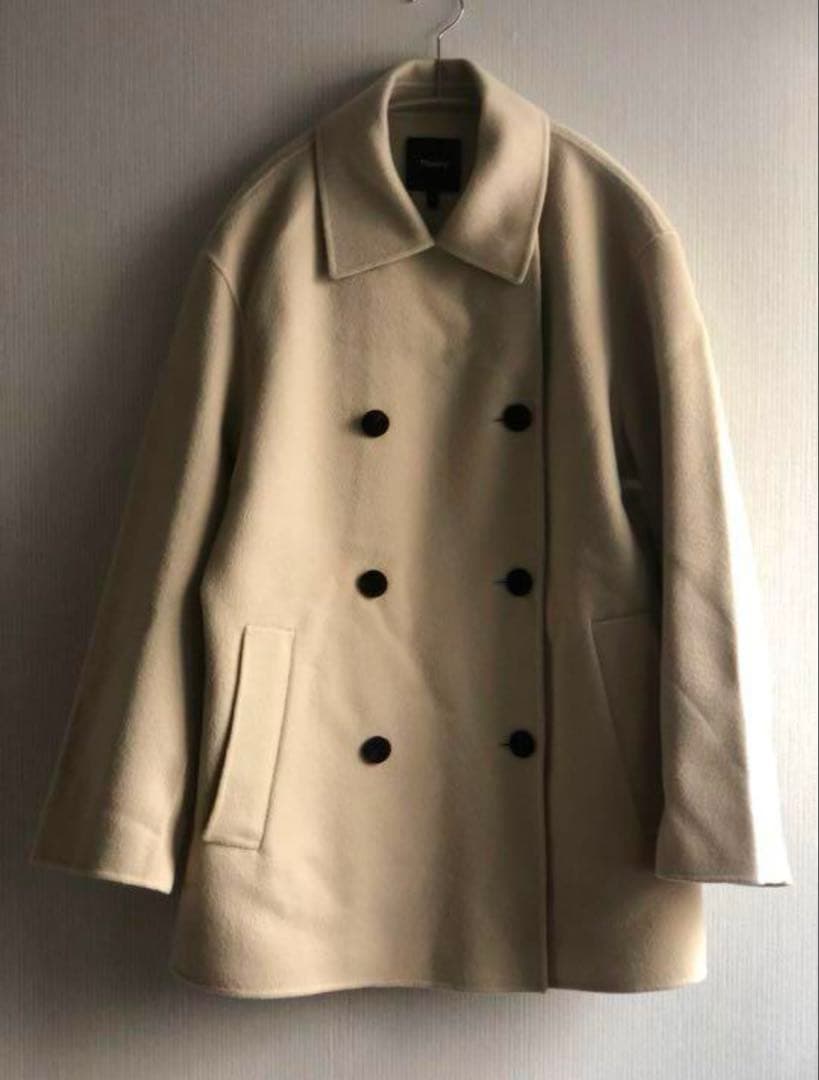 ⭐️美品⭐️Theory ダブルブレストPコート - メルカリ