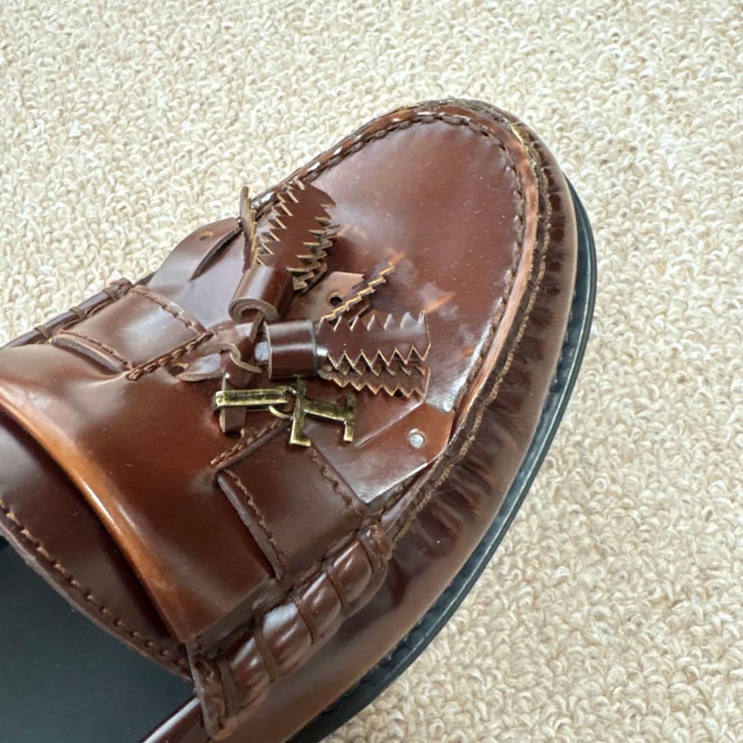 TOD'S ブラウンレザー ローファー - メルカリ