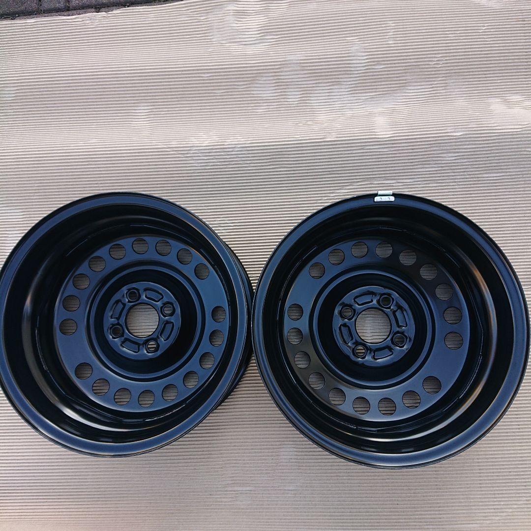 日産 純正スチールホイル 15インチ 5.5J　4穴　 PCD100　2本
