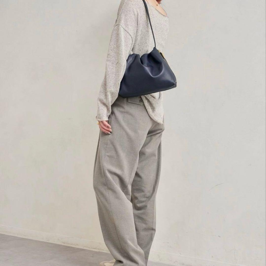 gemeil russet ジェムイル レザーワンハンドルバッグ ブラック