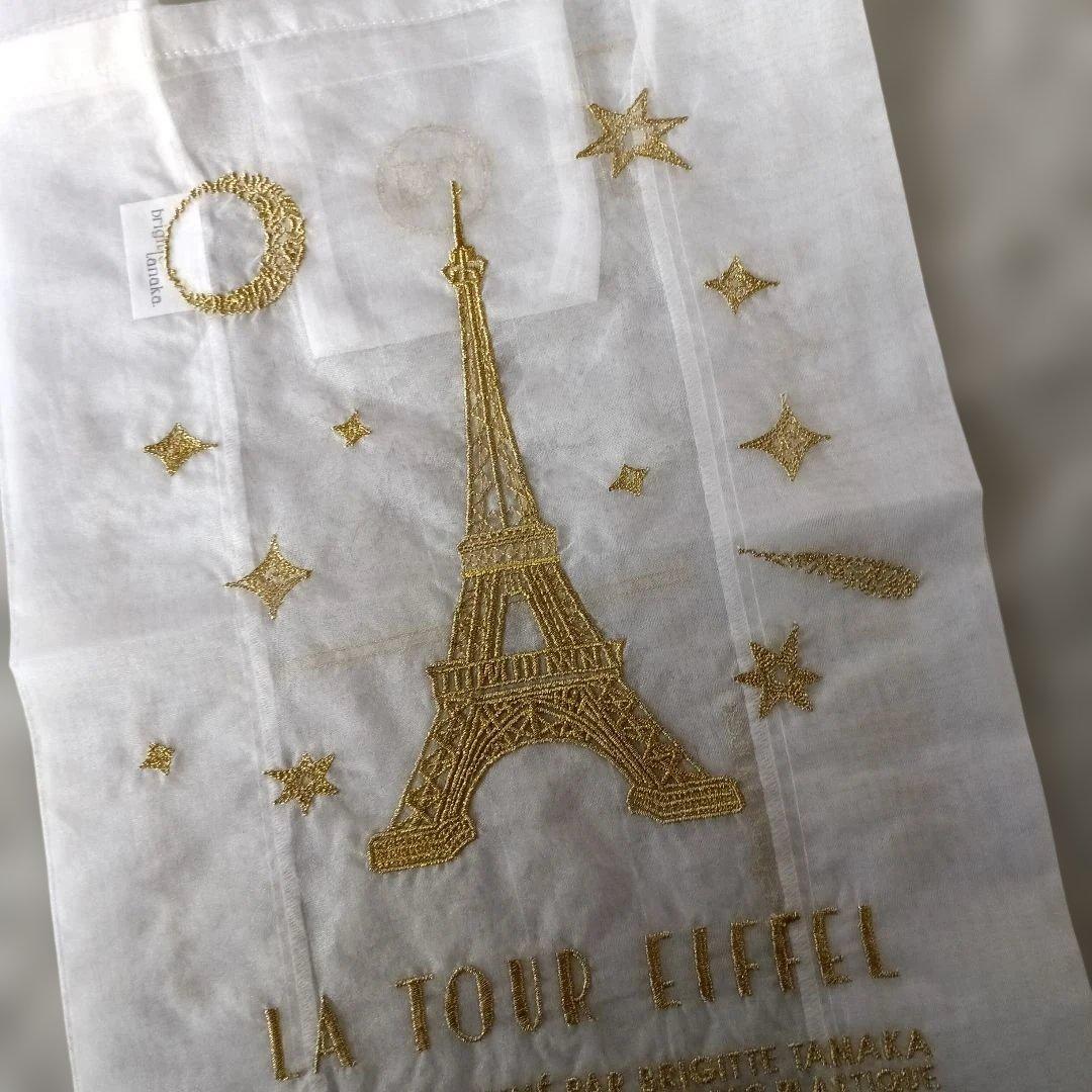 ブリジットタナカ エッフェル塔 エコバッグ オーガンジー 新品未使用