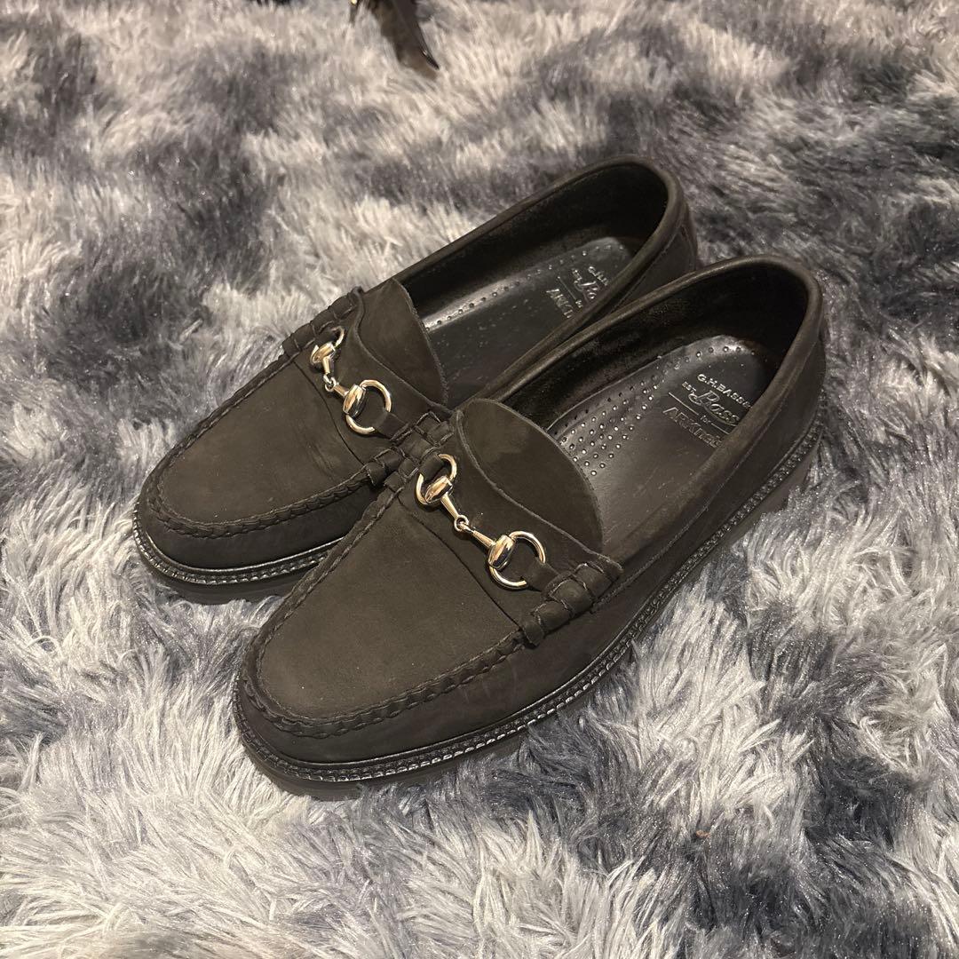 靴 G.H.Bass / WEEJUN 90S LINCOLNMOC nuback