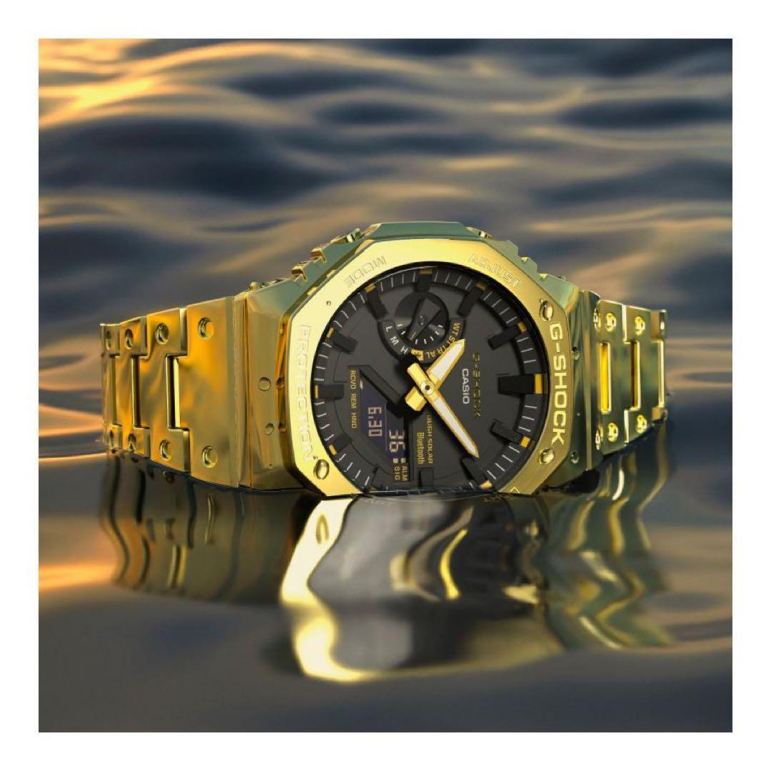 新品未使用 保証書有 G-SHOCK GM-B2100GD-9AJF ゴールド - メルカリ