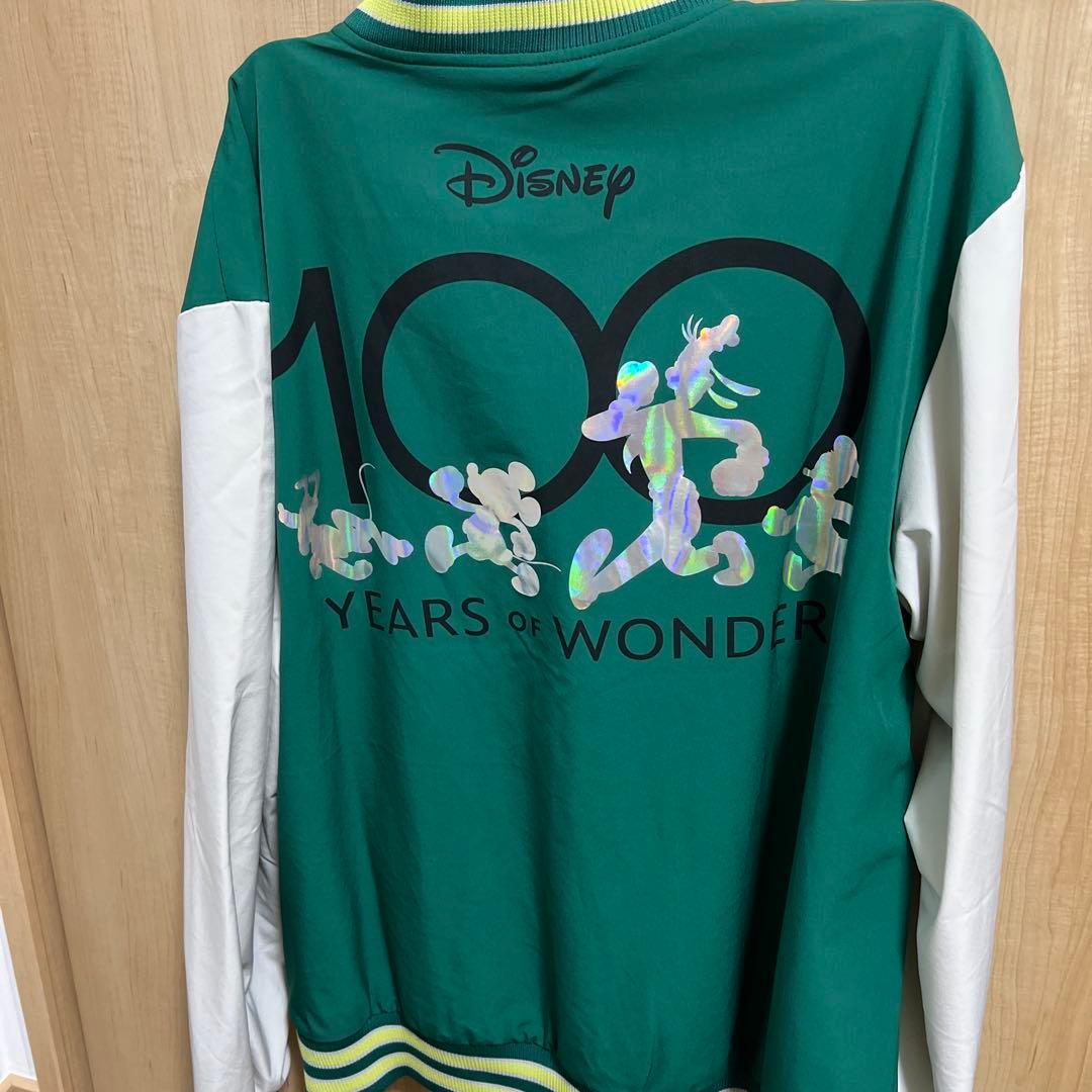 ディズニー 100周年 スタジアムジャンパー スタジャン グリーン M