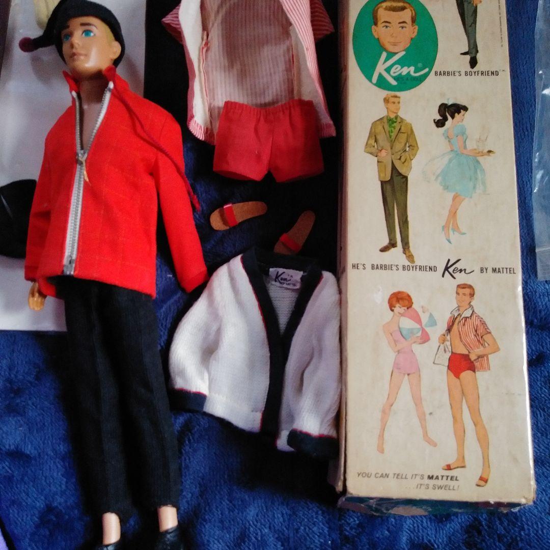 ❣️希少#ビンテージバービー#ケン…1960年#USA製#ケン着せ替え衣装付き