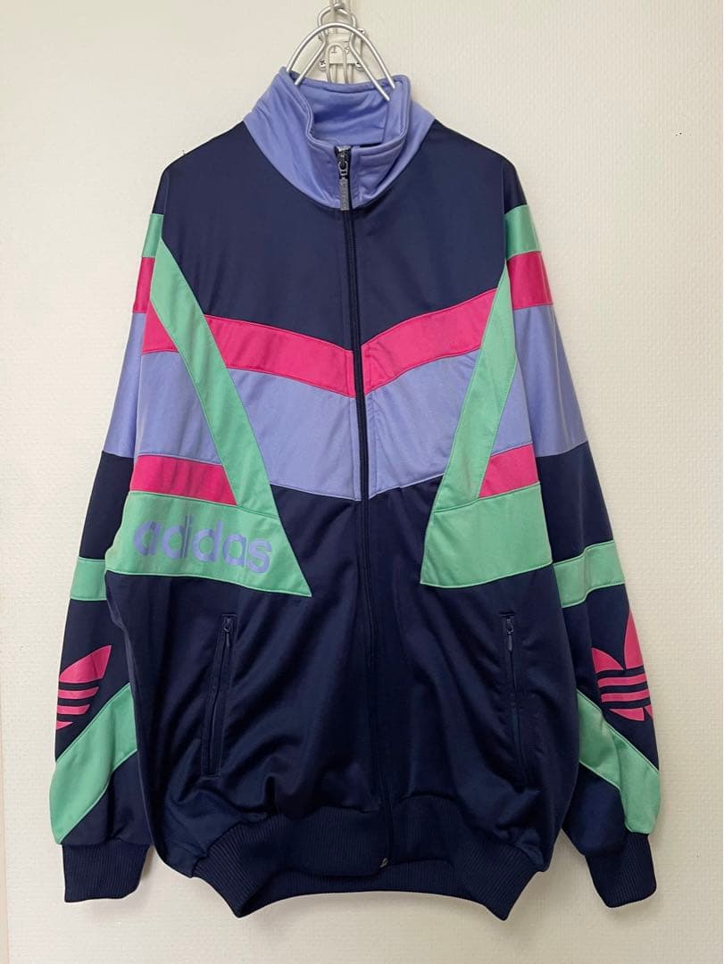 adidas 80s～90s 万国旗タグ マルチカラー トラックジャケット - メルカリ