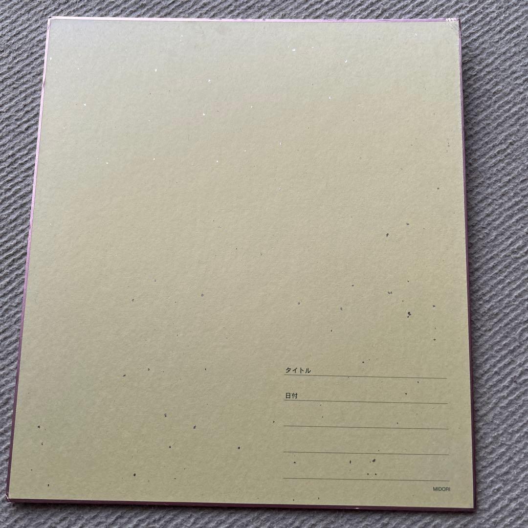 山川穂高 直筆サイン色紙 メッセージ付き 書道風（西武ライオンズ時代