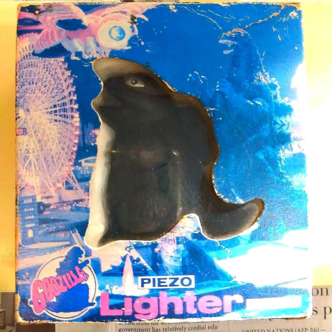 昭和レトロ　蔵出し　スーパーレア　ゴジラPIEZO Lighter　未使用箱入 $_57.PNG?set_id=880000500F