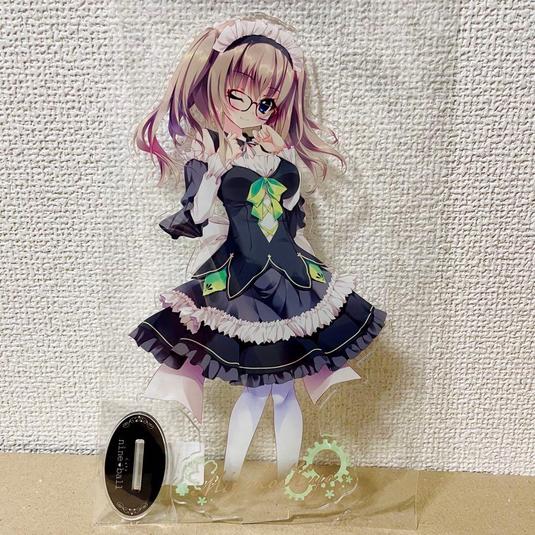 9nine コラボカフェ 九條都BIGアクリルスタンド メイドver.④ - メルカリ