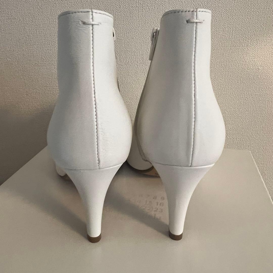Maison Margiela ホワイトブーティ 約8cmヒール